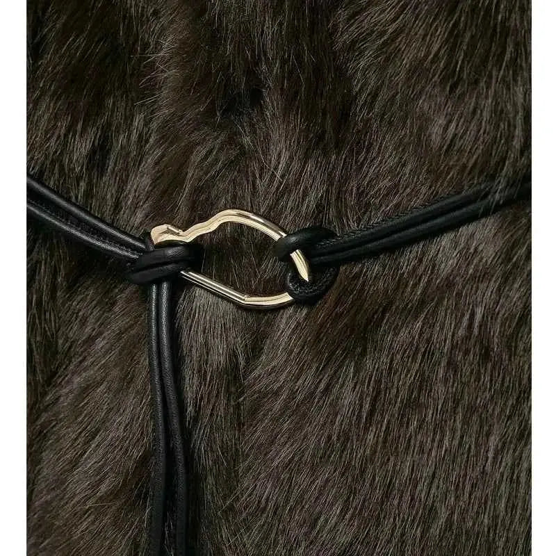 Faux Fur Winter Coat - Wear Spot