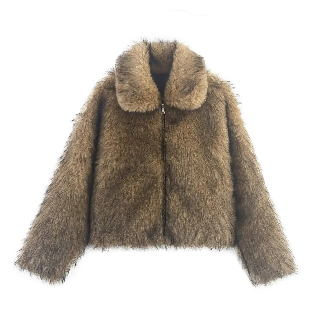 Thick Fluffy Faux Fur Coat for Ultimate Warmth and Style - Wear Spot