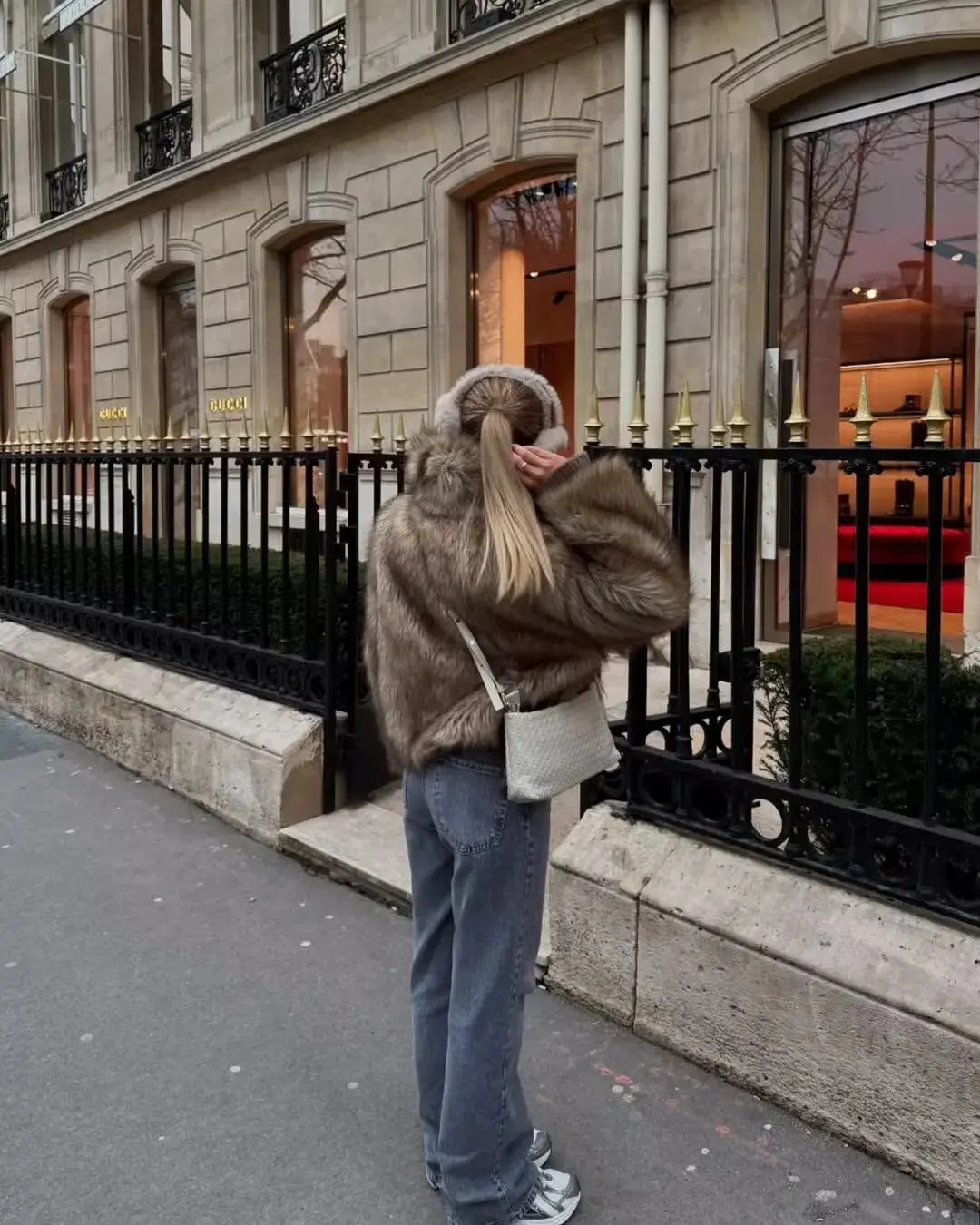 Thick Fluffy Faux Fur Coat for Ultimate Warmth and Style - Wear Spot