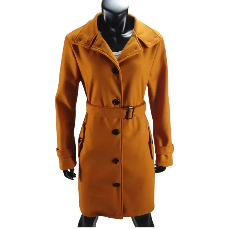 Wool Blend Women's Coat - Wear Spot