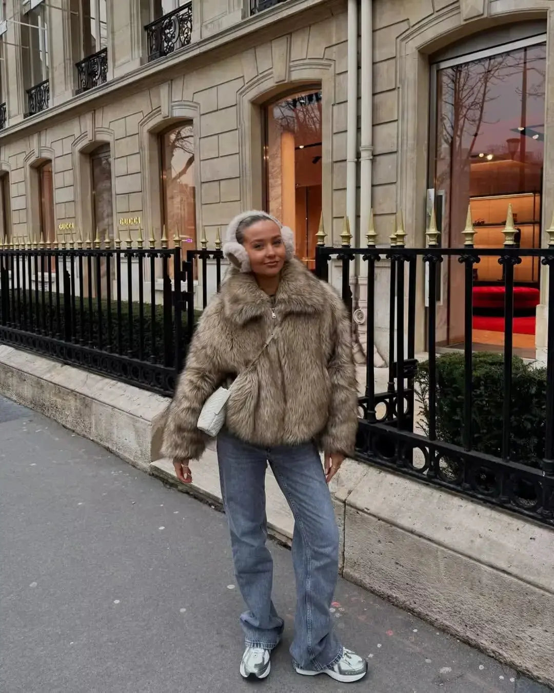 Thick Fluffy Faux Fur Coat for Ultimate Warmth and Style - Wear Spot