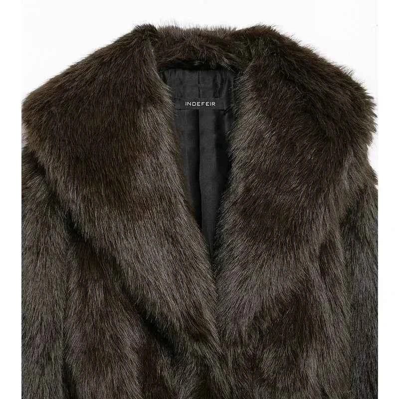 Faux Fur Winter Coat - Wear Spot