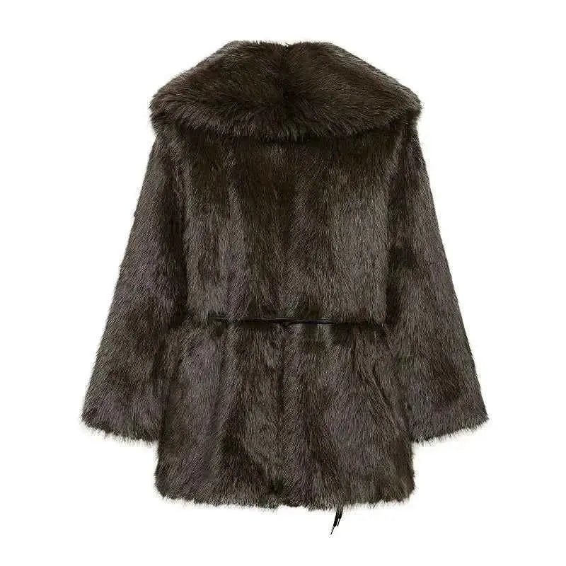Faux Fur Winter Coat - Wear Spot